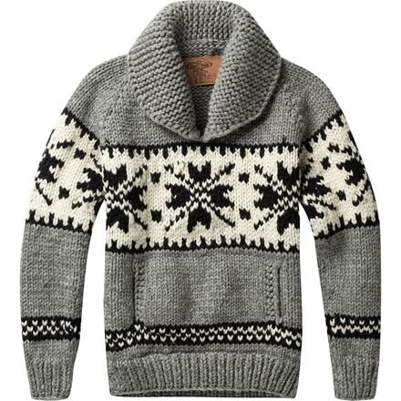 Kanata Hand Knits - Snowflake Sweater - Men's - Light Grey
