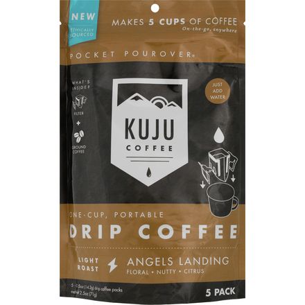 Kuju Coffee - Kuju Coffee Pocket PourOver Coffee - 5-Pack
