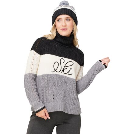 Krimson Klover - Prima Turtleneck Sweater - Women's - Charcoal