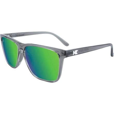 Knockaround - Fast Lanes Sport Polarized Sunglasses - Clear Grey/Green Moonshine