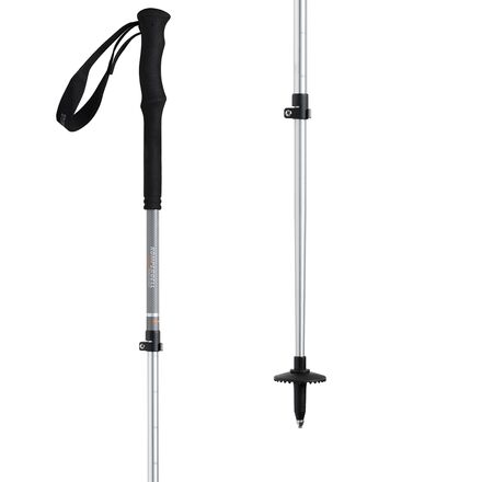 Komperdell - Trailmaster Contour Powerlock Compact Trekking Pole - Black/Silver