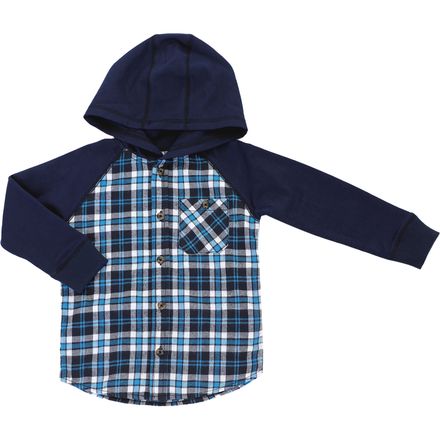 Kapital K - Hooded Plaid Shirt - Infants'