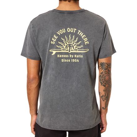 Katin - Sunny T-Shirt - Men's - Black Sand Wash