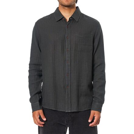 Alan Solid Long-Sleeve Shirt - Men's
