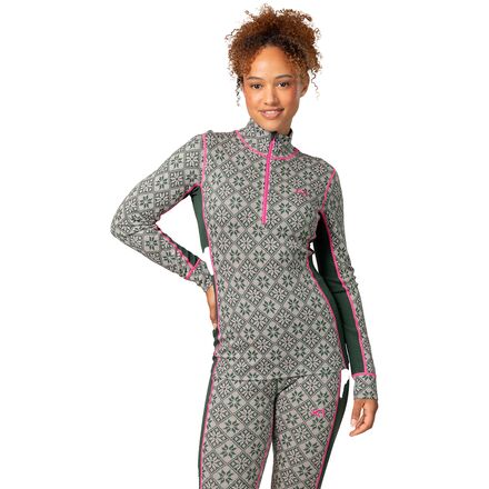 Rose Half-Zip Top - Women's