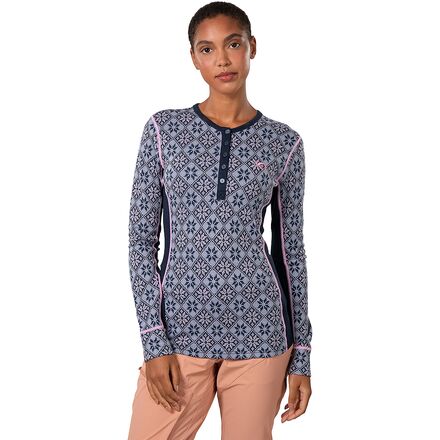 Rose Long-Sleeve Crew Top - Women's