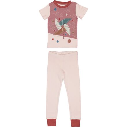 L'oved Baby - Applique Short Sleeve PJ Set - Toddler Boys' - Pinwheel