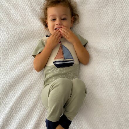 L'oved Baby - Applique Short Sleeve PJ Set - Toddler Boys'