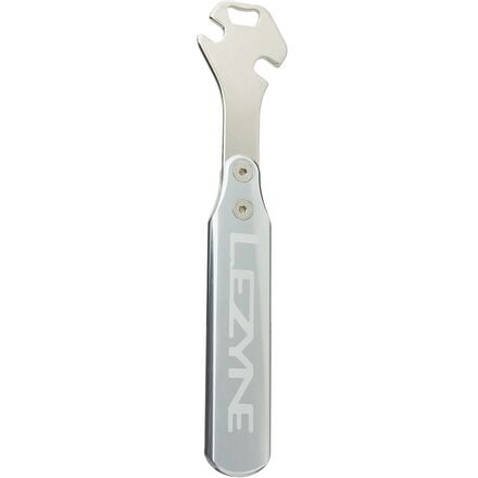 Lezyne - CNC Pedal Rod Pedal Wrench - Hi Polish Silver/Nickel