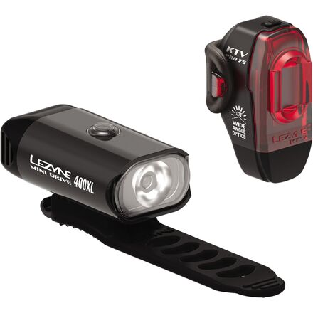 Lezyne - Mini Drive 400 + KTV Drive Pro Light Pair - Black
