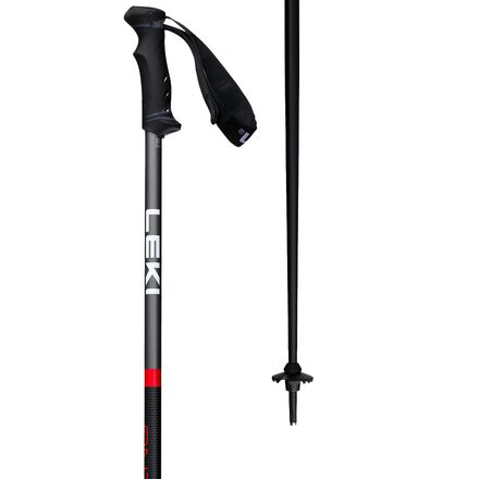 LEKI - QNTM Ski Poles - Black/Red