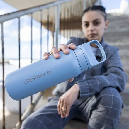 LifeStraw - Go Series Stainless Steel Filter Bottle - 24oz