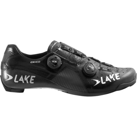 Lake - CX403 Wide Cycling Shoe - Men's - Black/Silver