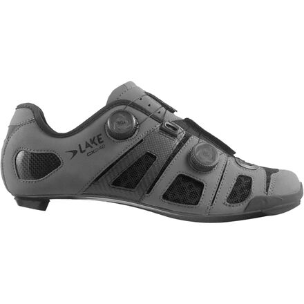 Lake - CX242 Wide Cycling Shoe - Men's - Matte Grey/Black