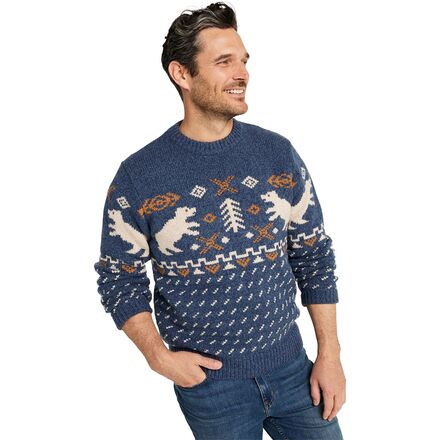 Bean's Classic Raggwool Fair Isle Crew Sweater - Men's