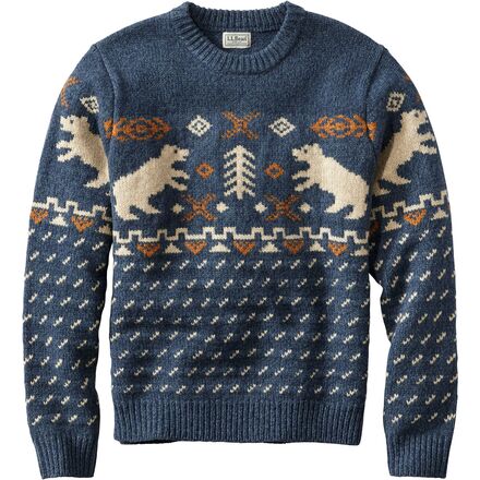 L.L.Bean - Bean's Classic Raggwool Fair Isle Crew Sweater - Men's