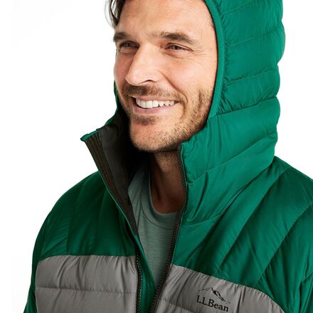 L.L.Bean - Bean's Colorblock Down Hooded Jacket - Men's