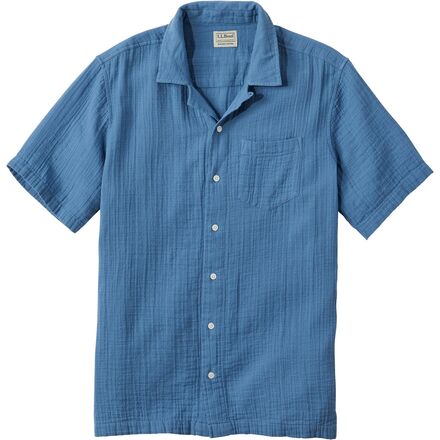L.L.Bean - Cloud Gauze Slightly Fitted Short-Sleeve Shirt - Men's