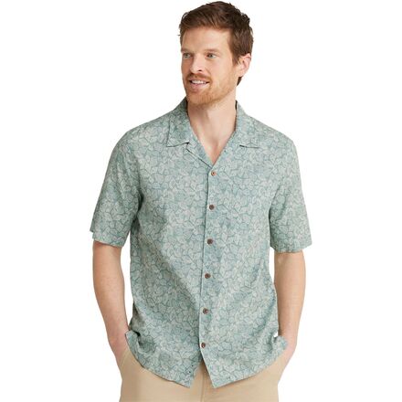Tropics Traditional Fit Print SS Reg Shirt - Men's