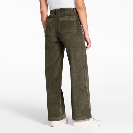 L.L.Bean - 207 Vintage Corduroy High Rise Wide Leg Pant - Women's
