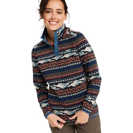 Bean's Sweater Fleece Print Pullover - Women's