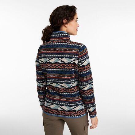 L.L.Bean - Bean's Sweater Fleece Print Pullover - Women's