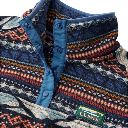L.L.Bean - Bean's Sweater Fleece Print Pullover - Women's