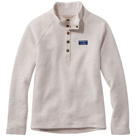 Lakewashed Double-Knit 1/4 Snap Pullover - Women's