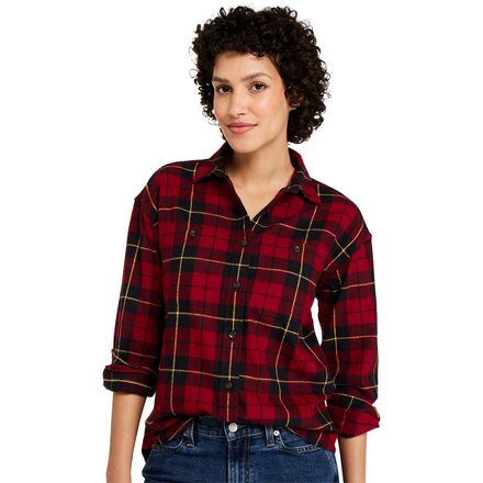 Scotch Plaid Heritage Boyfriend Shirt - Women's