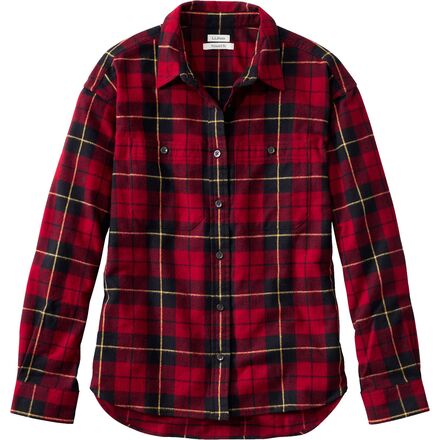 L.L.Bean - Scotch Plaid Heritage Boyfriend Shirt - Women's