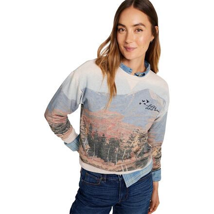 L.L.Bean - Signature Camp Print Crewneck Sweatshirt - Women's