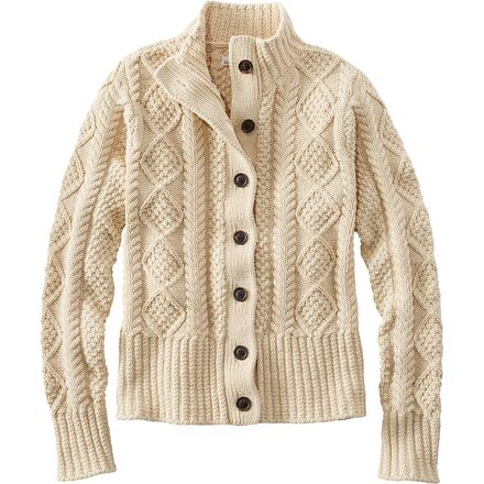 L.L.Bean - Signature Cotton Fisherman Button Cardigan - Women's