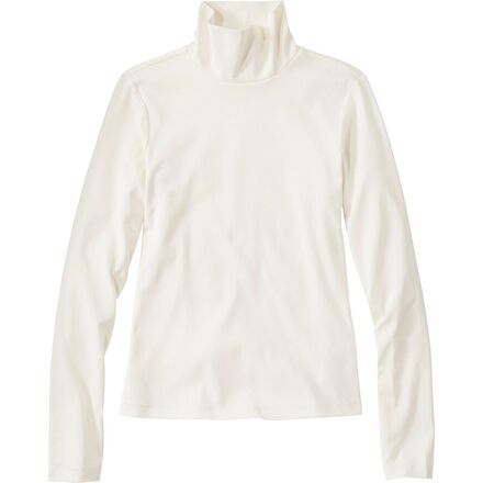 L.L.Bean - Signature Lightweight Cotton Turtleneck - Women's