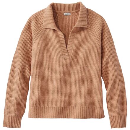 SuperSoft Waffle Polo - Women's