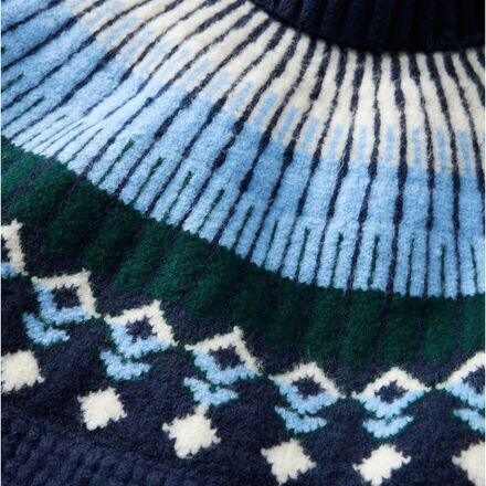 L.L.Bean - Supersoft Waffle Fair Isle Turtleneck Sweater - Women's