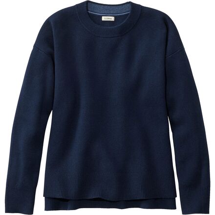 Wicked Soft Cotton Cashmere Crew Neck Sweater - Women's