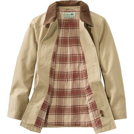 L.L.Bean - Adirondack Barn Flannel Lined Coat - Women's
