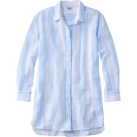 L.L.Bean - Cloud Gauze Cover-Up Stripe Shirt - Women's