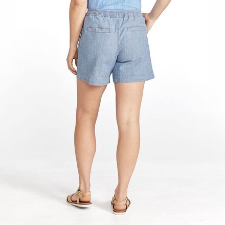L.L.Bean - Lakewashed Chambray Dock Short - Women's