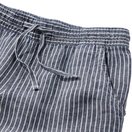 L.L.Bean - Premium Linen Breezy Pull-On Stripe Pant - Women's