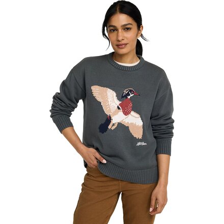 The Original Double L Crewneck Novelty Sweater - Women's