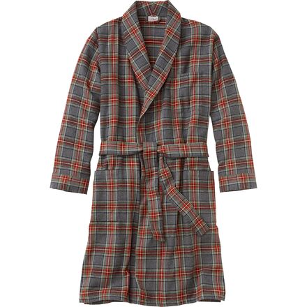 Scotch Plaid Flannel Robe - Men's