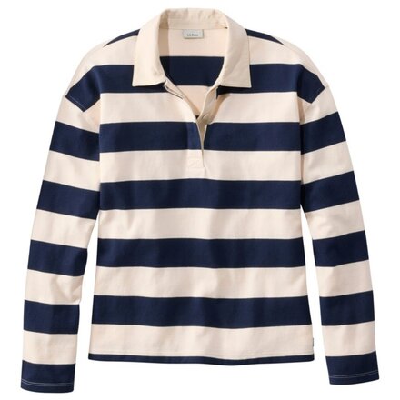 L.L.Bean - Mountain Classic Rugby Stripe Long-Sleeve Top - Women's
