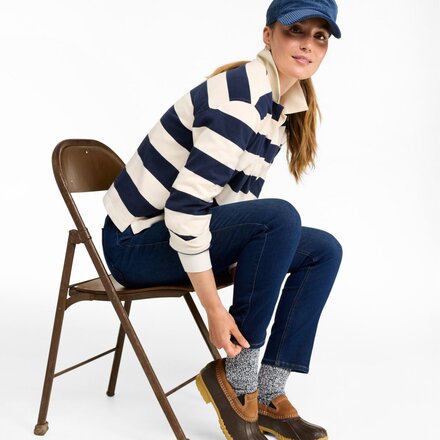 L.L.Bean - Mountain Classic Rugby Stripe Long-Sleeve Top - Women's