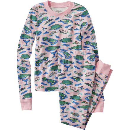 Organic Cotton Fitted Pajamas - Little Kids'