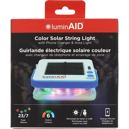 LuminAID - Solar String Color + Phone Charger