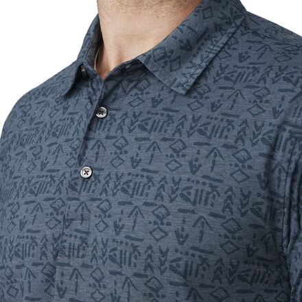 Linksoul - Delray Print Polo Shirt - Men's