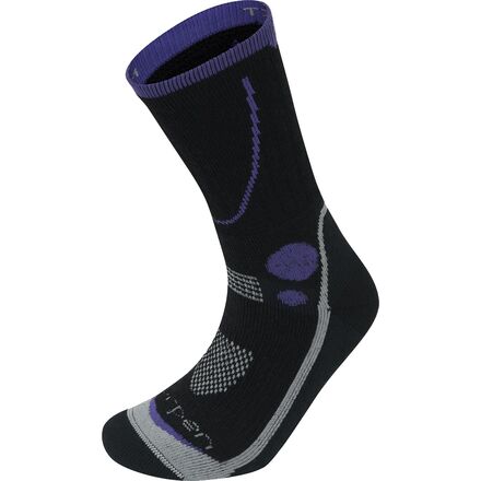 Lorpen - T3 Midweight Hiker Sock - Women's - Black/Purple