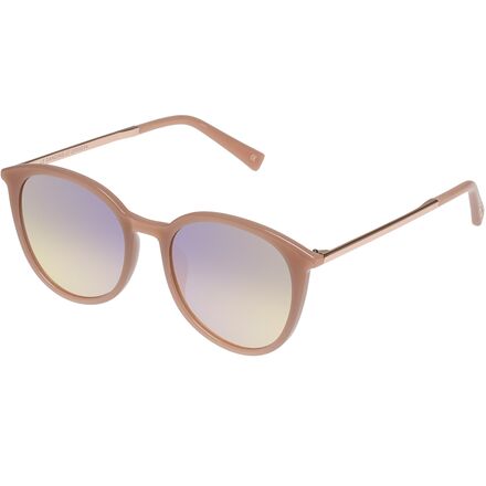 Le Specs - Le Danzing Sunglasses - Rose Mist/Rose Gold/Smoke Grad Rose Mirror