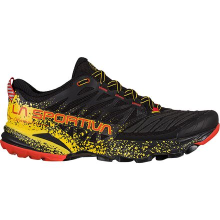 La Sportiva - Akasha II Running Shoe - Men's - Black/Yellow